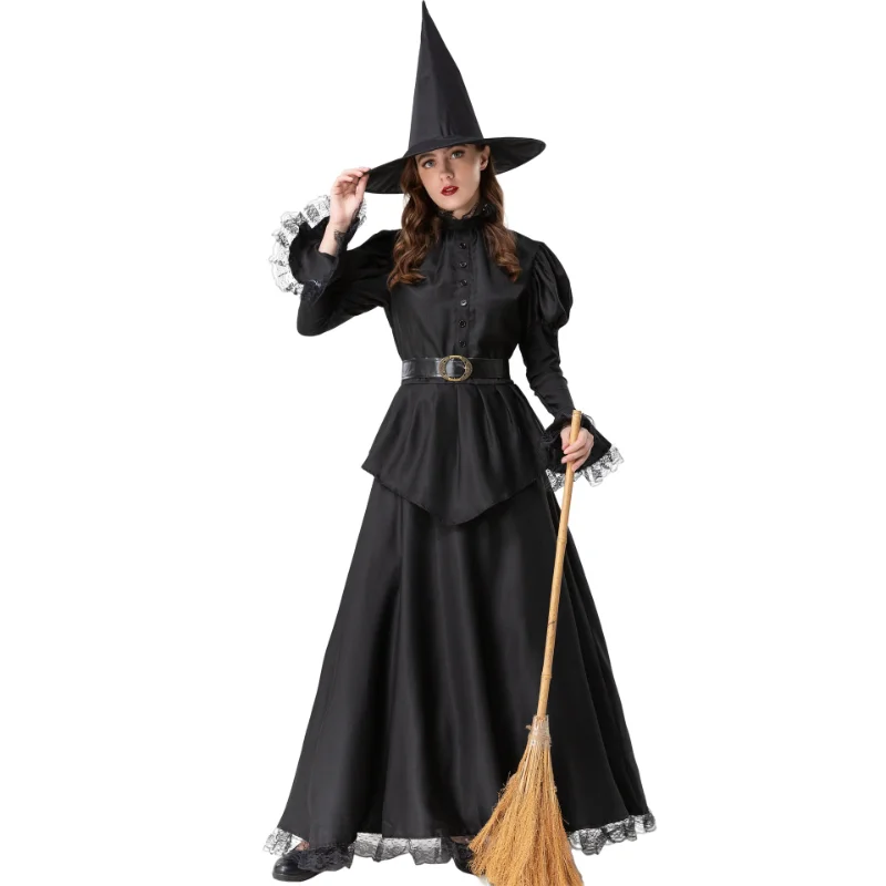 Game Animation Stage Performance Cosplay Medieval Witch Dress COS Clothing Halloween Costumes
Game Animation Stage Performance Cosplay Medieval Witch Dress COS Clothing Halloween Costumes