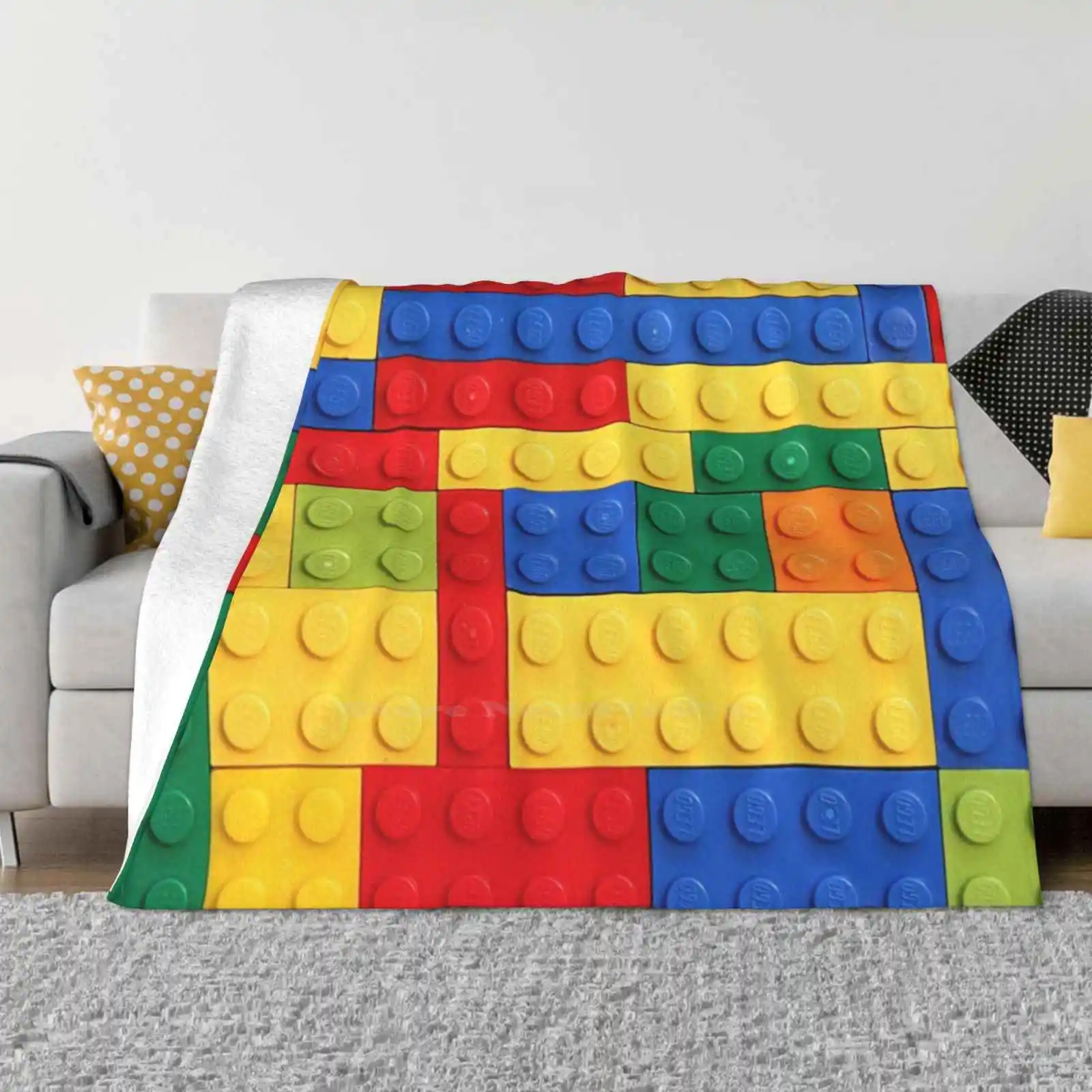 Colorful Bricks Design Soft Warm Light Thin Blanket Bricks Variety Toy Blue Red Yellow Green Pattern Lines Geometry Awesome
Colorful Bricks Design Soft Warm Light Thin Blanket Bricks Variety Toy Blue Red Yellow Green Pattern Lines Geometry Awesome
