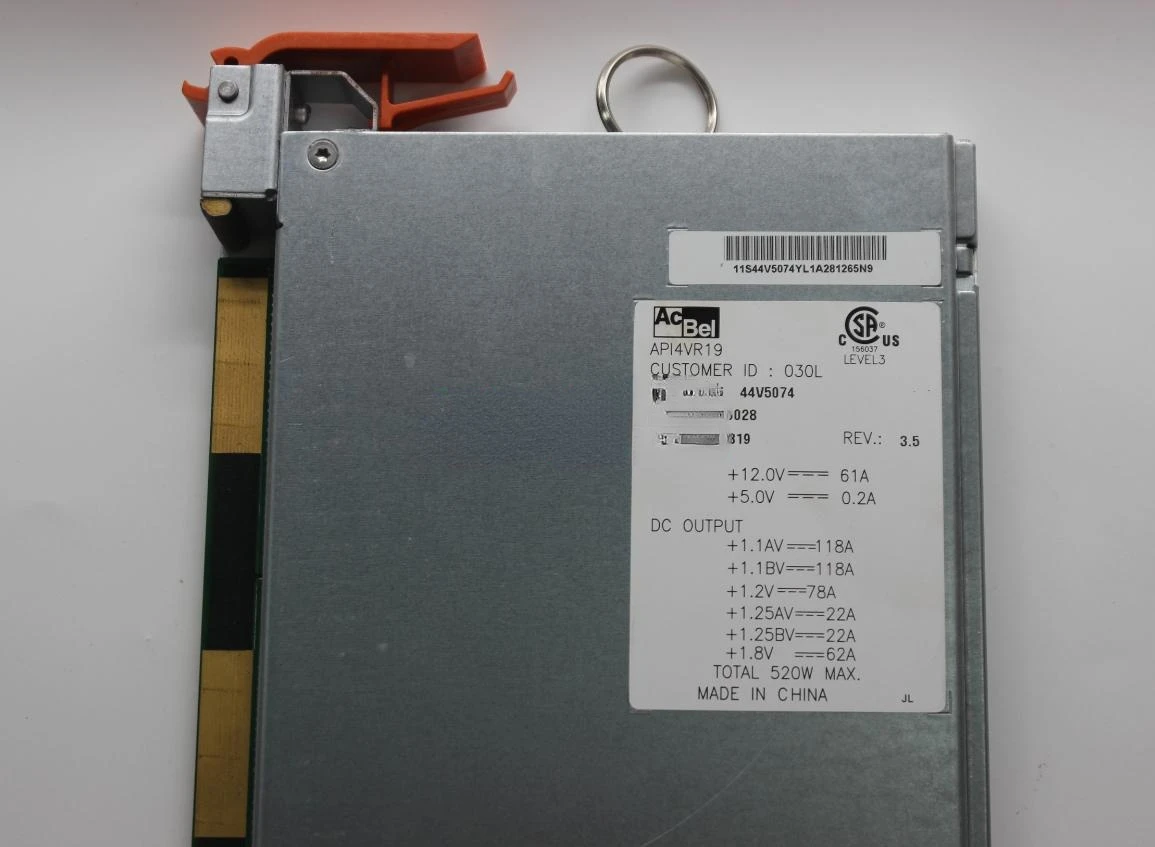 Original IBM 5625 P6 570 voltage regulator module 44v5074 44v5648 74y4906 44V5705
Original IBM 5625 P6 570 voltage regulator module 44v5074 44v5648 74y4906 44V5705
