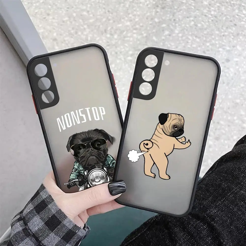 Funny Pug Dog French Bulldog Animal Matte Coque Samsung S23 Case For Galaxy S20 S21 S22 S23 Ultra Fe S10 Lite S9 S8 Plus Cover
Funny Pug Dog French Bulldog Animal Matte Coque Samsung S23 Case For Galaxy S20 S21 S22 S23 Ultra Fe S10 Lite S9 S8 Plus Cover