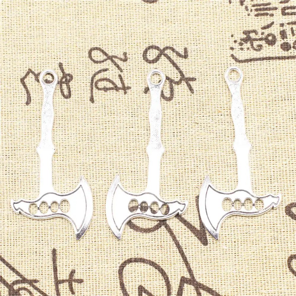 Axe Charm For Jewelri Make Jewelri Pendant Crafts Accessories 28X60mm Antique Silver Color 5 Pieces
Axe Charm For Jewelri Make Jewelri Pendant Crafts Accessories 28X60mm Antique Silver Color 5 Pieces
