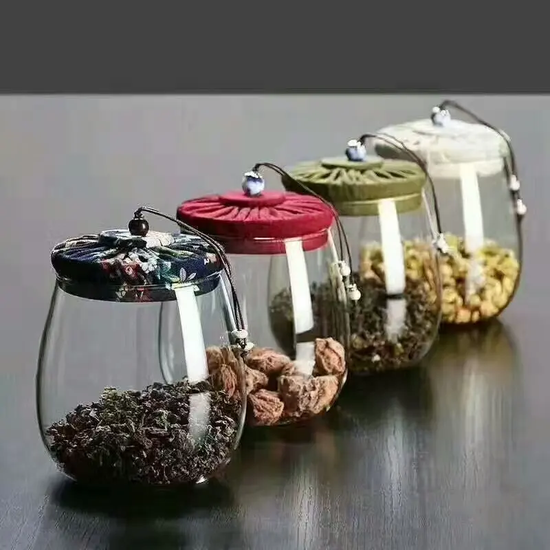 Wooden Lid Tea Caddy Heat-resistant Glass Storage Airtight Cans Household Candy Jar Scented Tea Storage Cans TeaSet Accessories
Wooden Lid Tea Caddy Heat-resistant Glass Storage Airtight Cans Household Candy Jar Scented Tea Storage Cans TeaSet Accessories