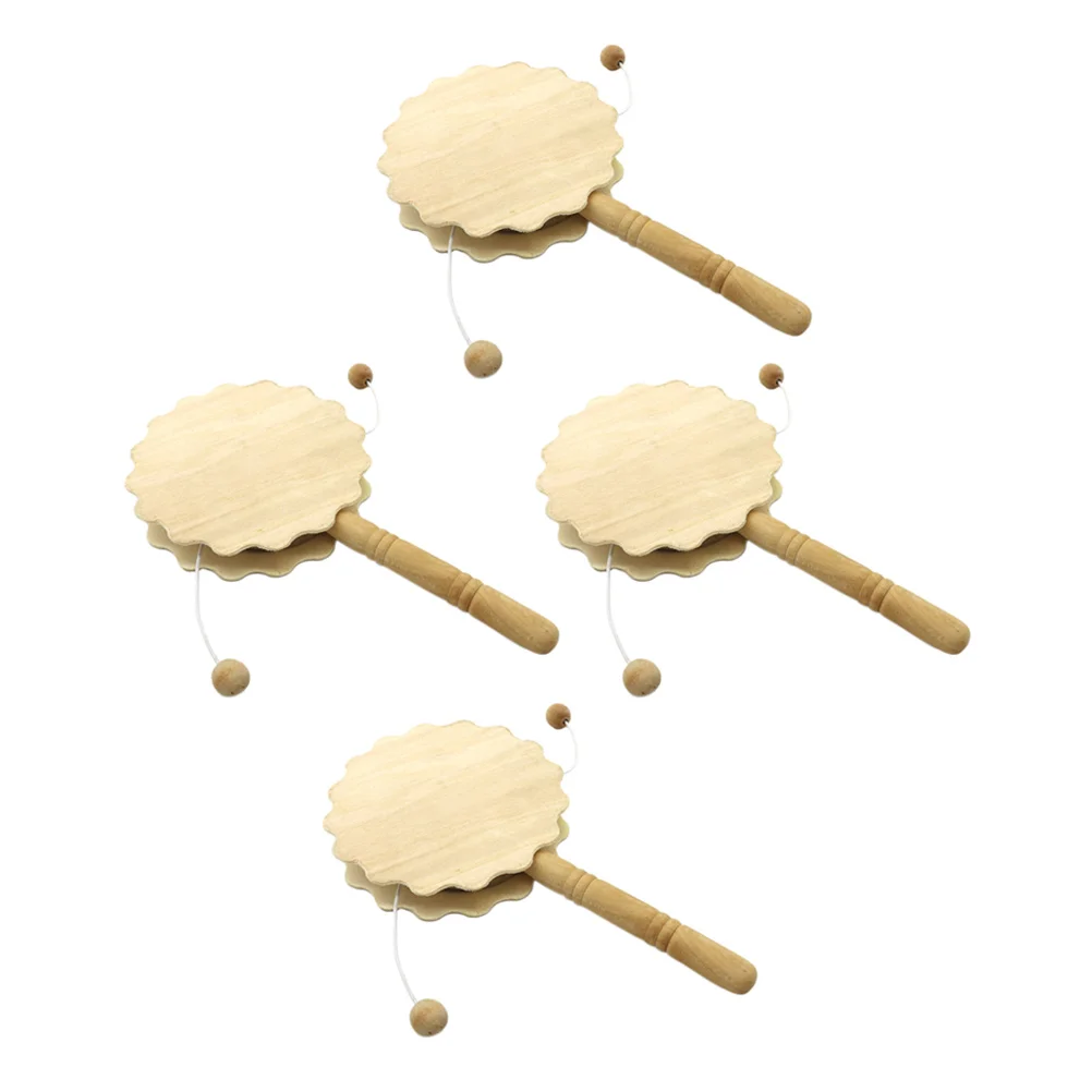 4Pcs Kids DIY Painted Rattle-drum DIY Painting Wood Rattle-drum Models DIY Graffiti
4Pcs Kids DIY Painted Rattle-drum DIY Painting Wood Rattle-drum Models DIY Graffiti