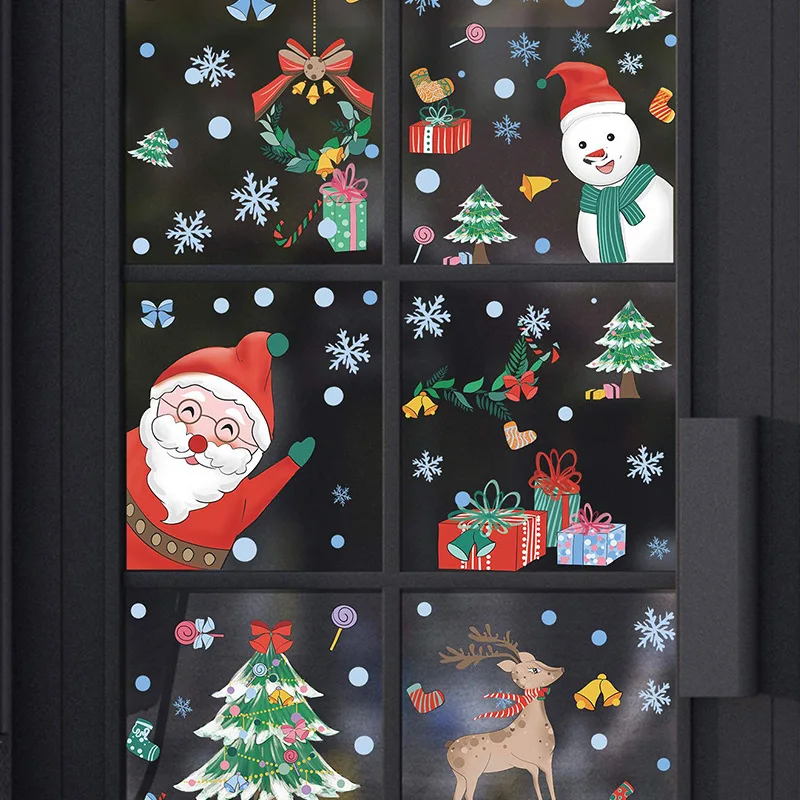 6Pcs/Set Christmas Snowman Decor Wall Stickers Santa Elk Christmas Tree Cartoon Window Home Wall Decoration Wall Stickers
6Pcs/Set Christmas Snowman Decor Wall Stickers Santa Elk Christmas Tree Cartoon Window Home Wall Decoration Wall Stickers