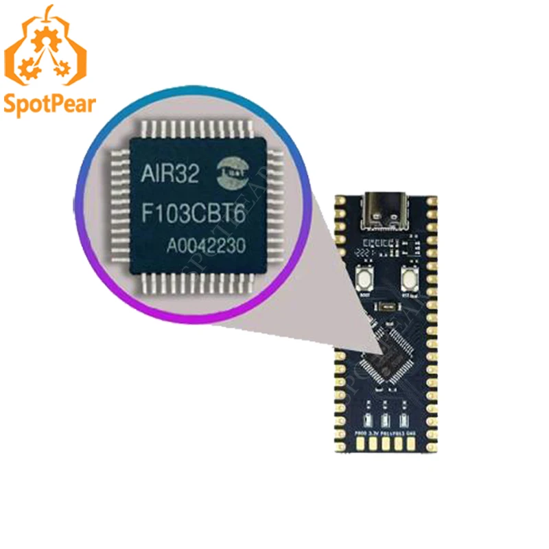 

AIR32F103CBT6 Demo-Board/Chip Software&Hardware full Compatible with STM32