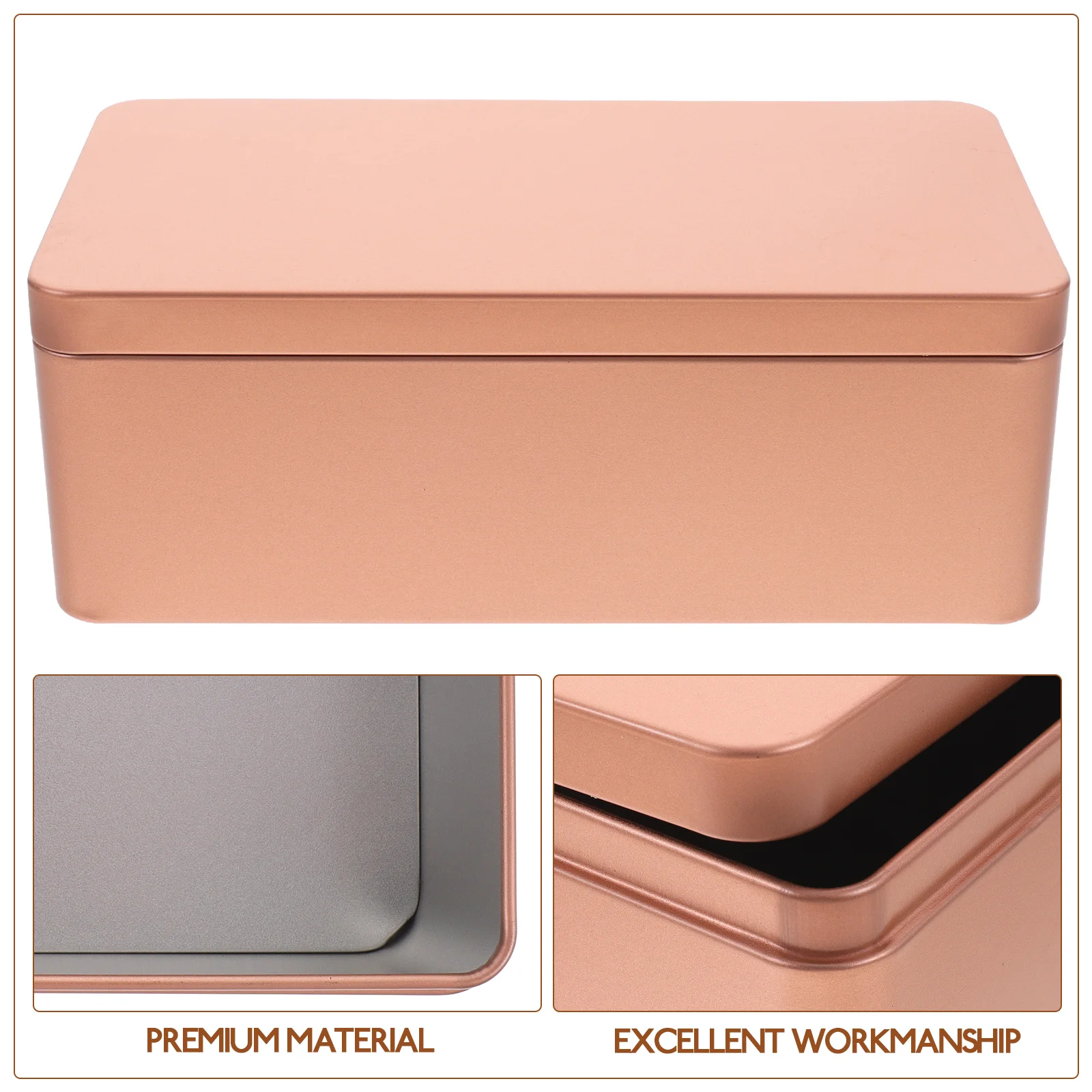 2 Pcs Tinplate Gift Box Metal Candy Container Rectangular Case Cans Storage Tins Biscuit Wrapping
2 Pcs Tinplate Gift Box Metal Candy Container Rectangular Case Cans Storage Tins Biscuit Wrapping