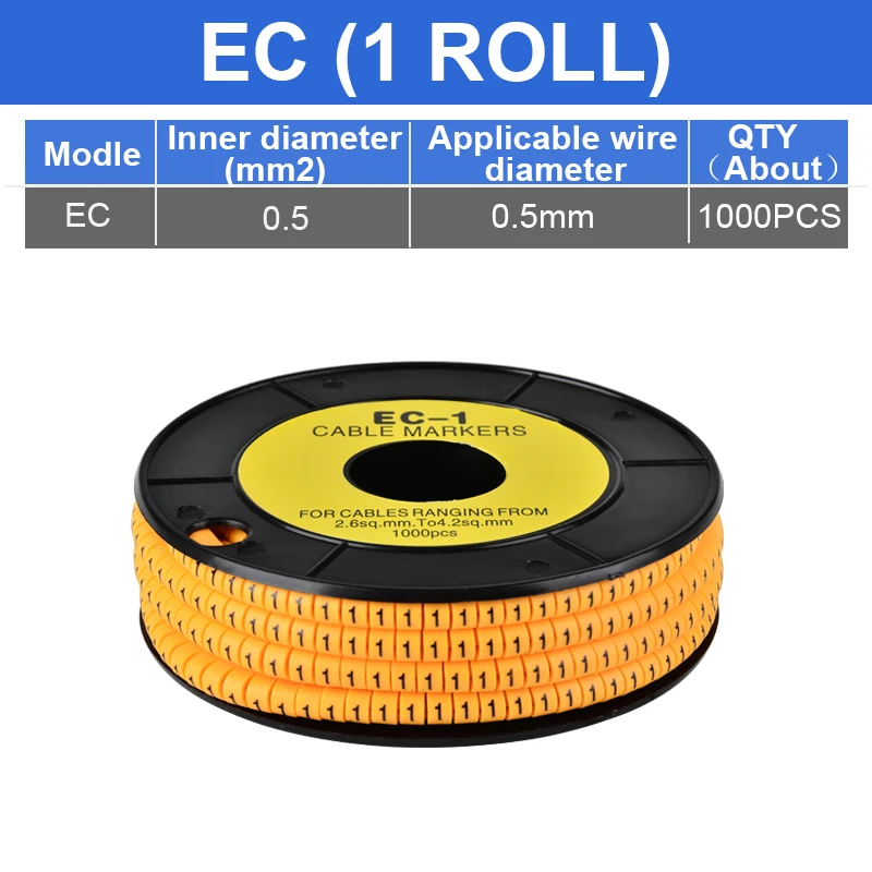 Кабельный маркер ZYCN ПВХ для проводов 1.5/2.5/4/6 мм2
Кабельный маркер ZYCN ПВХ для проводов 1.5/2.5/4/6 мм2