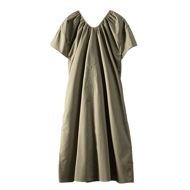 Normcore/Minimalist Long Dress Women 2023 New LOOSE Mid-Calf V-Neck Vestidos Casamento Convidada Elegante
Normcore/Minimalist Long Dress Women 2023 New LOOSE Mid-Calf V-Neck Vestidos Casamento Convidada Elegante