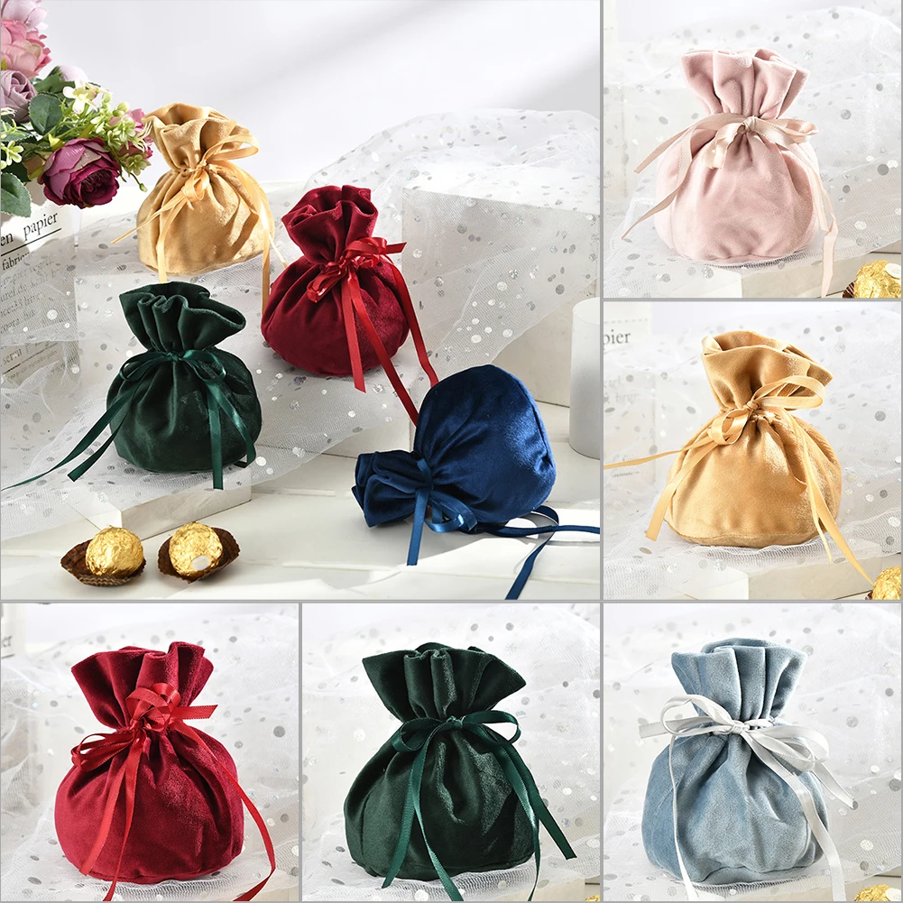 Drawstring Velvet Gift Bags Round Jewelry Pouches Small Candy Bags For Candy Bracelet Sachet Storage Party Gift Bag Fastdelivery
Drawstring Velvet Gift Bags Round Jewelry Pouches Small Candy Bags For Candy Bracelet Sachet Storage Party Gift Bag Fastdelivery