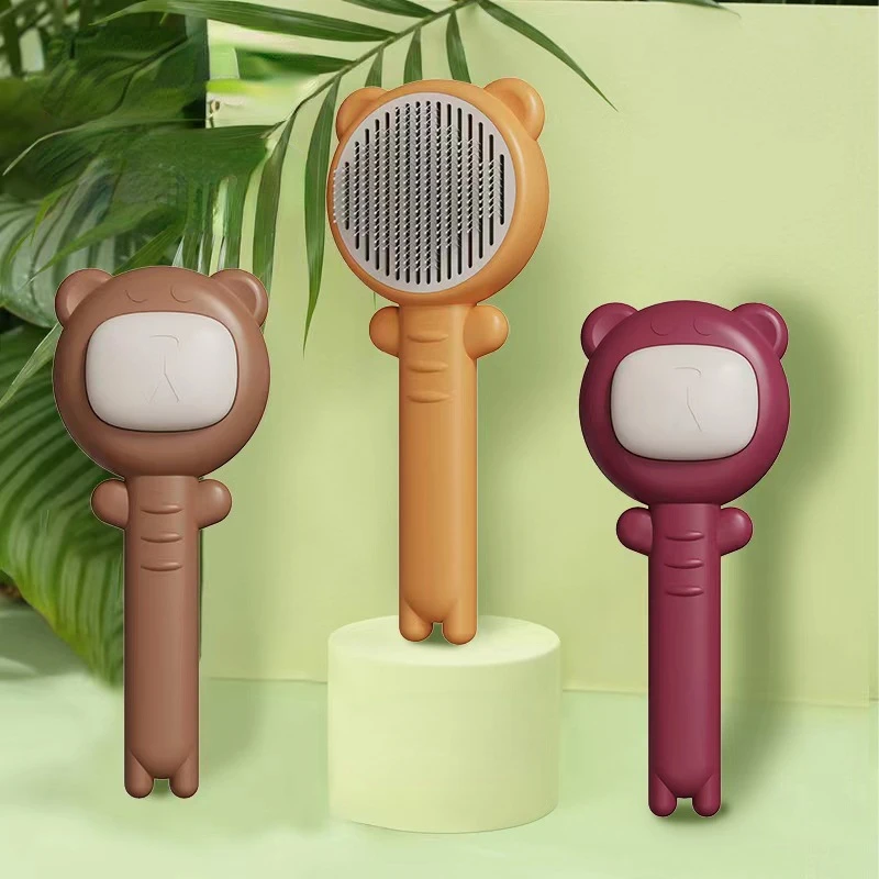 Self Cleaning Dog Brush Portable Cat Hair Brush Pet Comb Cat Dog Grooming Long Short Hair Shedding Loose Undercoat Tangled
Self Cleaning Dog Brush Portable Cat Hair Brush Pet Comb Cat Dog Grooming Long Short Hair Shedding Loose Undercoat Tangled