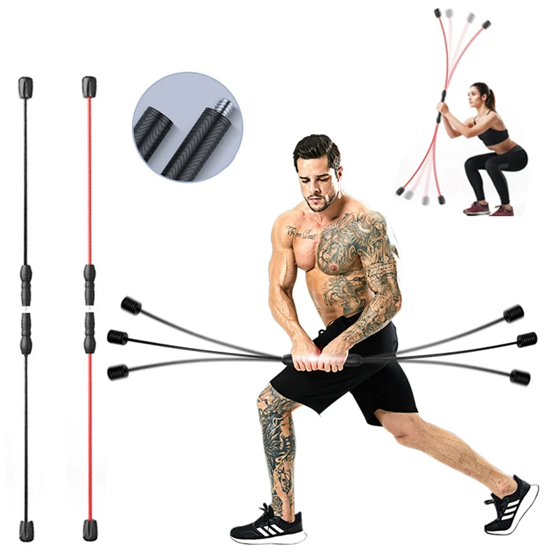 Sports Tremor Fitness Elastic Training Stick Anti-vibration Fat Burning Stick To Reduce Fat and Increase Muscle
Sports Tremor Fitness Elastic Training Stick Anti-vibration Fat Burning Stick To Reduce Fat and Increase Muscle