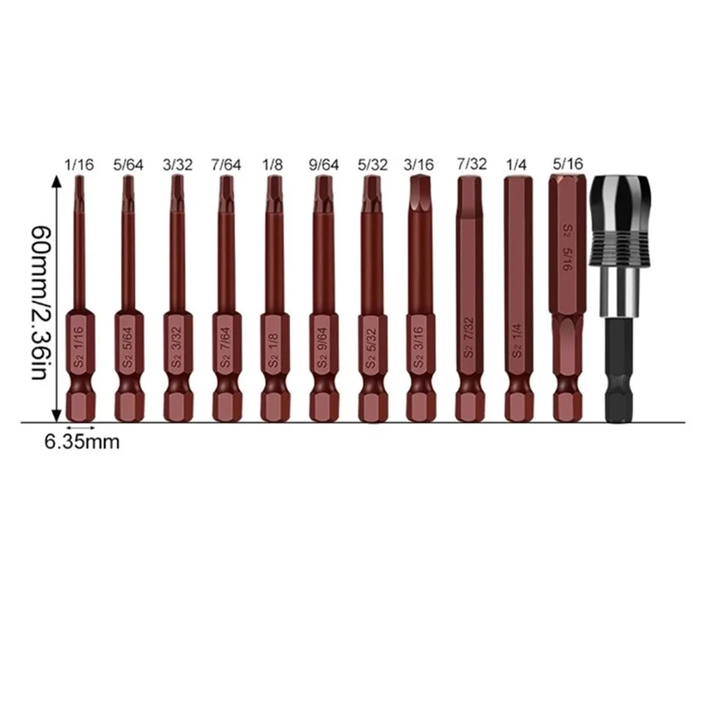 12pcs Screwdriver Bit Screwdriver Shank Socket Bit Tool 1/4 Inch 60mm Drill Bit Set For Furniture Hex Hex Head
12pcs Screwdriver Bit Screwdriver Shank Socket Bit Tool 1/4 Inch 60mm Drill Bit Set For Furniture Hex Hex Head