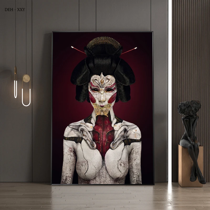 Japanese Geisha Maiko Nude Creativity Art Canvas Painting Prints HD Posters Character Wall Art Pictures for Home Wall Decoration
Japanese Geisha Maiko Nude Creativity Art Canvas Painting Prints HD Posters Character Wall Art Pictures for Home Wall Decoration