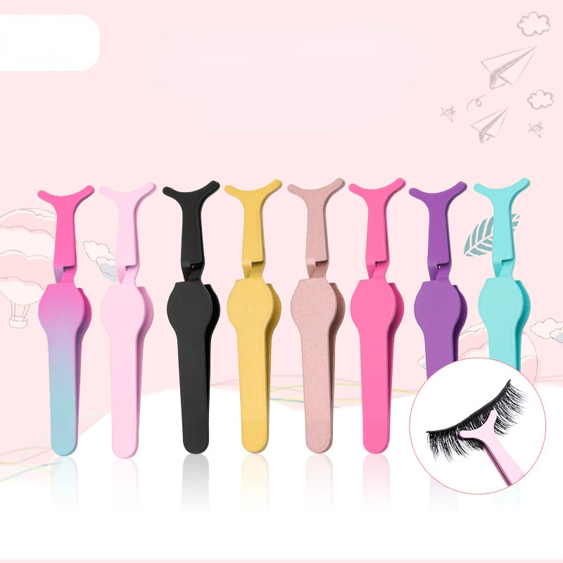 False Eyelash Tweezers False Eyelashes Applicator Eyelash Extension Tweezers Curler Nipper Auxiliary Clamp Makeup Forceps Tools
False Eyelash Tweezers False Eyelashes Applicator Eyelash Extension Tweezers Curler Nipper Auxiliary Clamp Makeup Forceps Tools