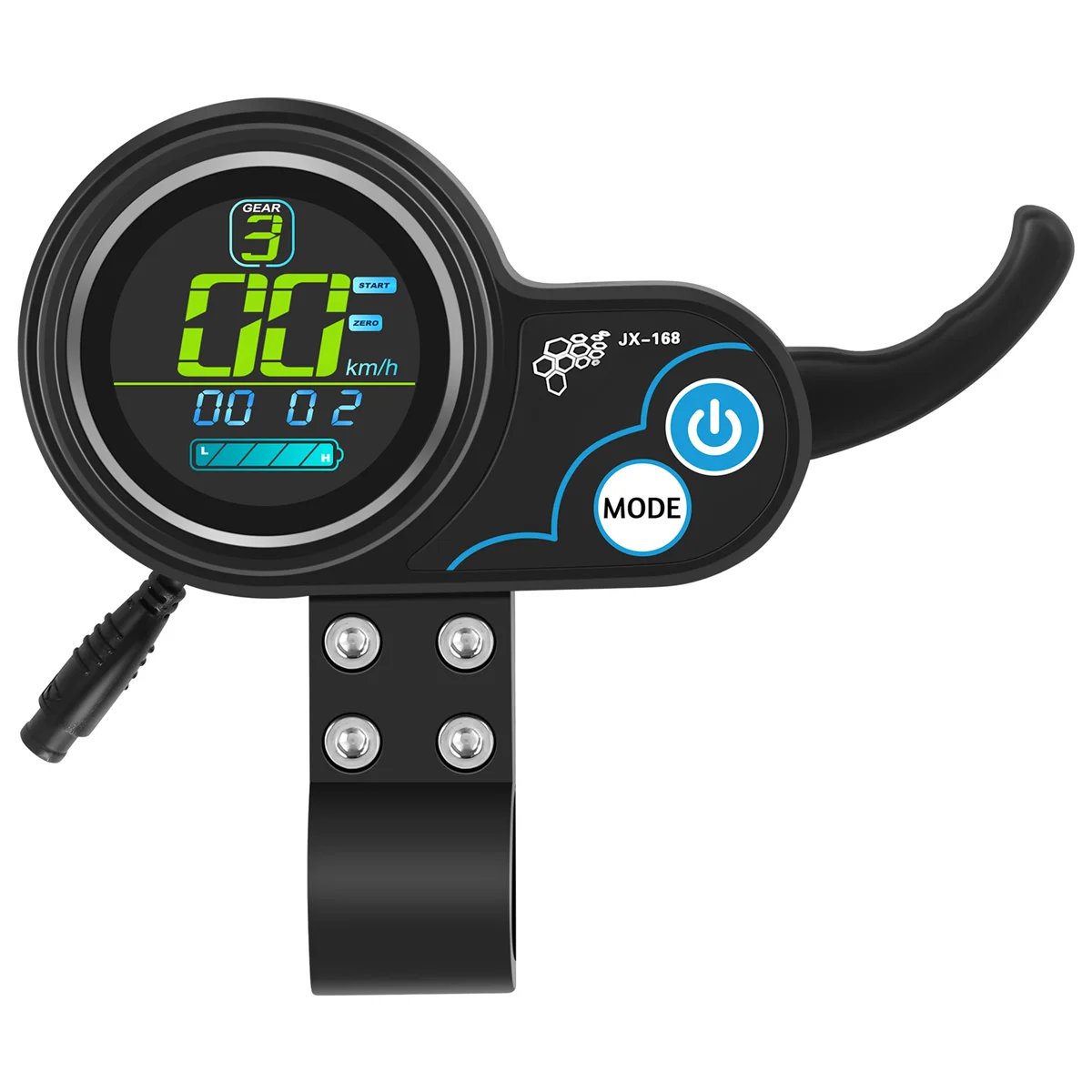 JX-168 Acceleration Instrument Continental Electric Scooter 36V/48V LCD Screen Governor Instrument Throttle Accessories
JX-168 Acceleration Instrument Continental Electric Scooter 36V/48V LCD Screen Governor Instrument Throttle Accessories