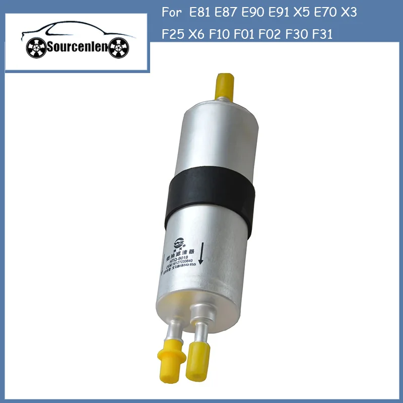 Fuel Filter for E81 E87 E90 E91 X5 E70 X3 F25 X6 F10 F01 F02 F30 F31 16127233840 16127451424
Fuel Filter for E81 E87 E90 E91 X5 E70 X3 F25 X6 F10 F01 F02 F30 F31 16127233840 16127451424