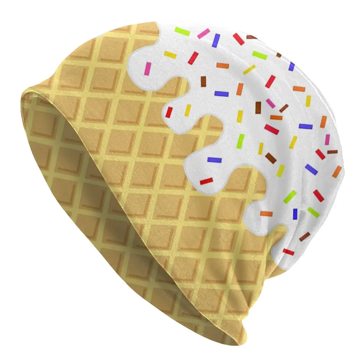 Vanilla Waffle Melting Ice Cream Cone Beanies Caps for Men Women Outdoor Winter Warm Knitting Hat Adult Funny Slouch Bonnet Hats
Vanilla Waffle Melting Ice Cream Cone Beanies Caps for Men Women Outdoor Winter Warm Knitting Hat Adult Funny Slouch Bonnet Hats