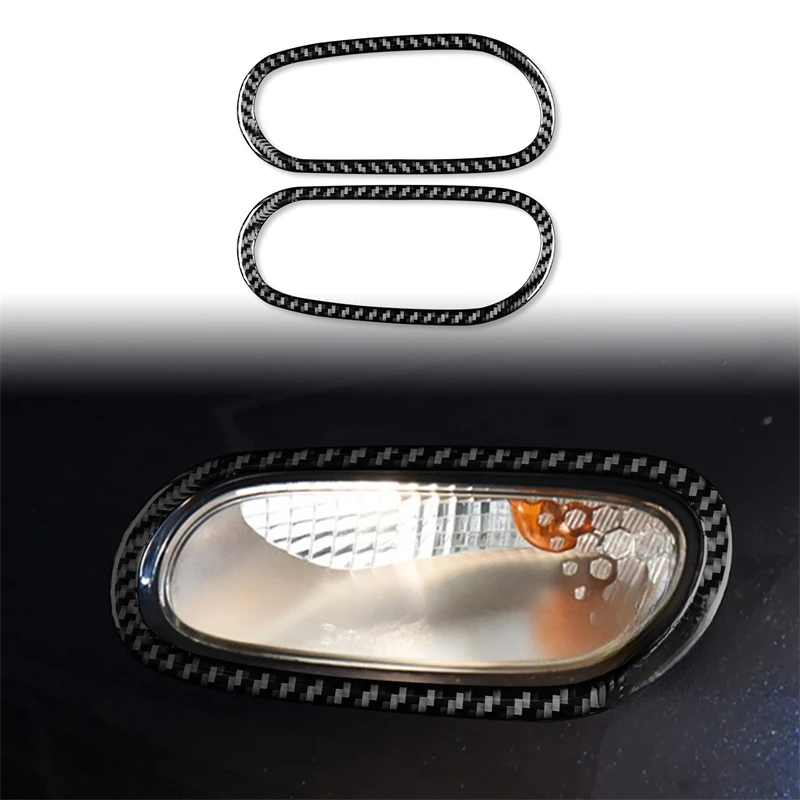 For Mercedes Benz Smart 2016 2017 - 2021 Car Stickers Carbon Fiber Car Front Fog Lamp Ring Trim Exterior Car Accessories
For Mercedes Benz Smart 2016 2017 - 2021 Car Stickers Carbon Fiber Car Front Fog Lamp Ring Trim Exterior Car Accessories