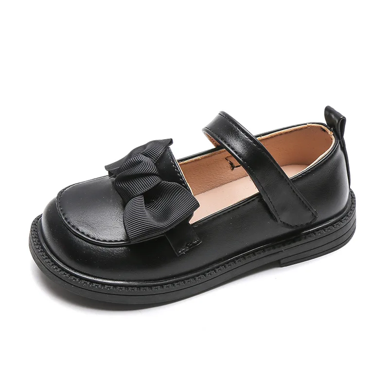 Girls Bow Princess Shoes Children's Soft Sole Show Performance Shoes Little Girls Mary Jane Small Leather Black Single Shoes 
Girls Bow Princess Shoes Children's Soft Sole Show Performance Shoes Little Girls Mary Jane Small Leather Black Single Shoes