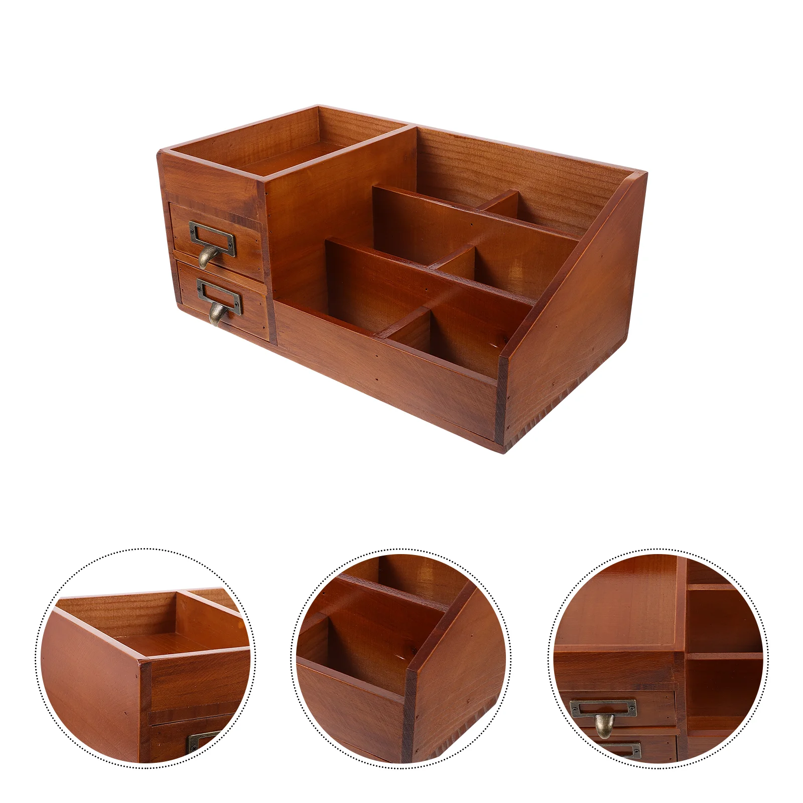 Wood Desktop Organizer Desktop Sundries Organizer Multi-functional Pen Holder Holder
Wood Desktop Organizer Desktop Sundries Organizer Multi-functional Pen Holder Holder