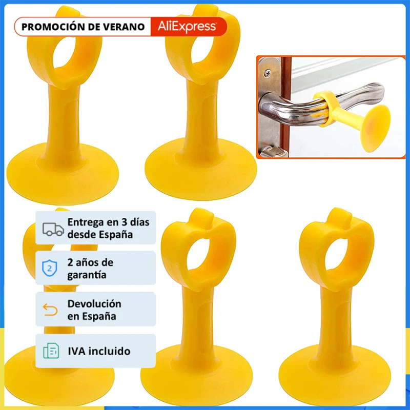 5PC Anti-Collision Silicone Door Stopper Baby Anti-Pinch Safety Silicone Protector Door Lock Handle Household Silencer Crash Pad 
5PC Anti-Collision Silicone Door Stopper Baby Anti-Pinch Safety Silicone Protector Door Lock Handle Household Silencer Crash Pad
