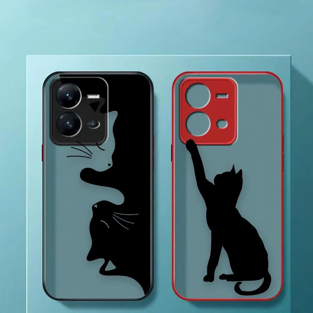 Matte Case Funda Coque For VIVO S1 S5 S6 S9 E PRO V11 V15 V17 V19 V20 V21 V21E V23 V23E V25 SE PRO 5G Case Cute Black Funny Cat
Matte Case Funda Coque For VIVO S1 S5 S6 S9 E PRO V11 V15 V17 V19 V20 V21 V21E V23 V23E V25 SE PRO 5G Case Cute Black Funny Cat