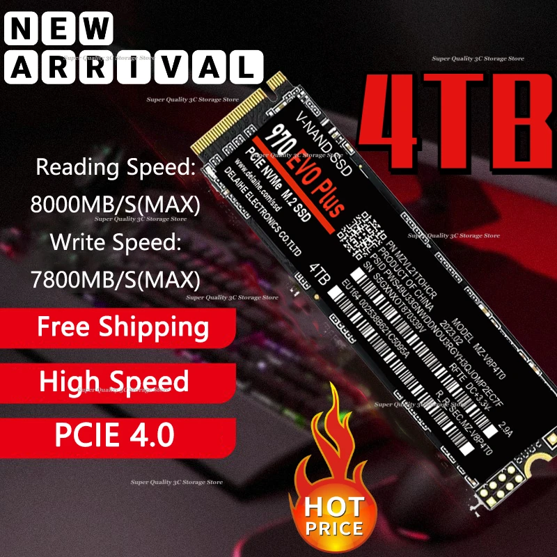 8TB New 2023 M2 ssd 2280 4TB 2TB 1TB HDD Hard drive M.2 SSD 970 EVO PLUS m2 2280 SATA NGFF Hard Drive For famous brand laptop PC
8TB New 2023 M2 ssd 2280 4TB 2TB 1TB HDD Hard drive M.2 SSD 970 EVO PLUS m2 2280 SATA NGFF Hard Drive For famous brand laptop PC