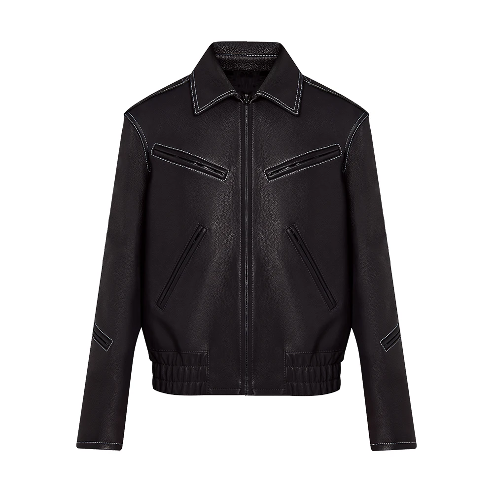 Мужская кожаная куртка # wfmr8263
Мужская кожаная куртка # wfmr8263