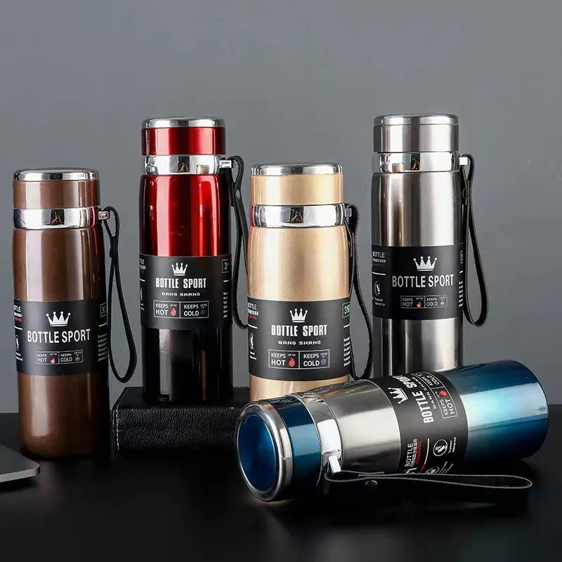 Large Capacity Stainless Steel Thermos, Portable Vacuum Flask, Insulated Tumbler with Rope, Thermal Bottle, Drinkware, 600 ml
Large Capacity Stainless Steel Thermos, Portable Vacuum Flask, Insulated Tumbler with Rope, Thermal Bottle, Drinkware, 600 ml