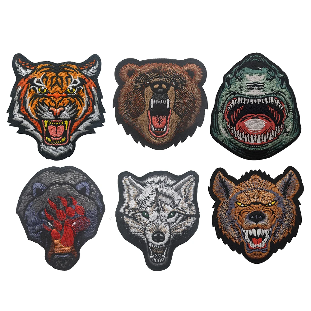 3D Animal Head Embroidery Patch Wolf Head Tactical Morale Badge Military Patch Hook and Loop Armband Backpack Decoration Patch
3D Animal Head Embroidery Patch Wolf Head Tactical Morale Badge Military Patch Hook and Loop Armband Backpack Decoration Patch