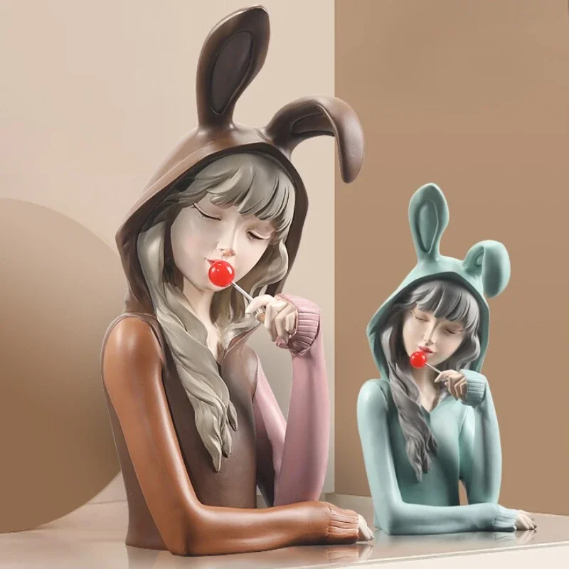 Fashion Lollipop Girl Resin Statue Ornament, Home Living Room TV Cabinet Bedroom Desktop Shop Window Decoration Birthday Gift
Fashion Lollipop Girl Resin Statue Ornament, Home Living Room TV Cabinet Bedroom Desktop Shop Window Decoration Birthday Gift