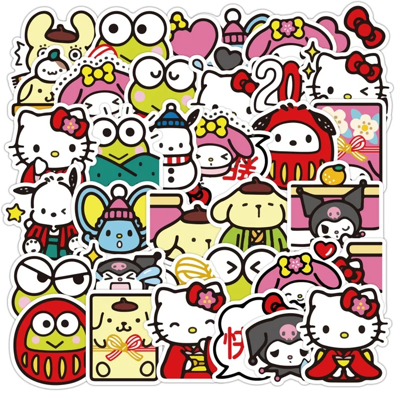 Fast delivery 40pcs Sanrio Stickers Cartoon Hello Kitty My Melody Pompompurin Anime Stickers
Fast delivery 40pcs Sanrio Stickers Cartoon Hello Kitty My Melody Pompompurin Anime Stickers
