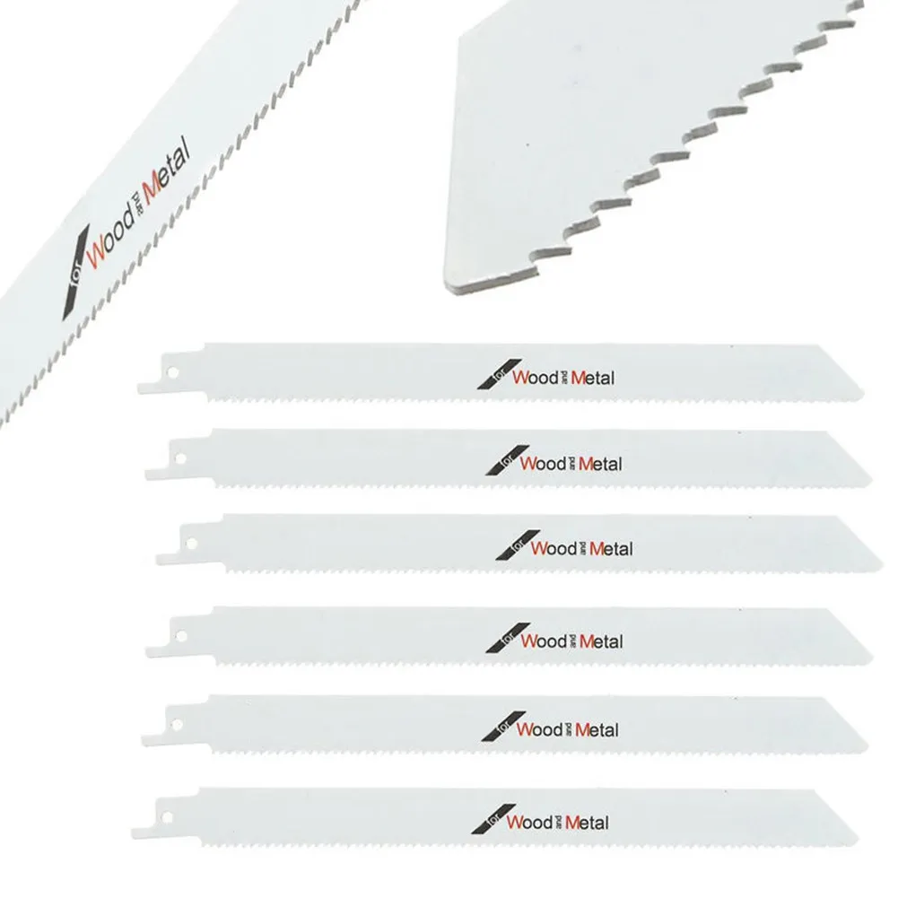 5/10PCS Reciprocating Saw Blade Bi-Metal Strength Woodworking Metal Cut Blade Bimetal Reciprocating Saw Blade High Quality
5/10PCS Reciprocating Saw Blade Bi-Metal Strength Woodworking Metal Cut Blade Bimetal Reciprocating Saw Blade High Quality