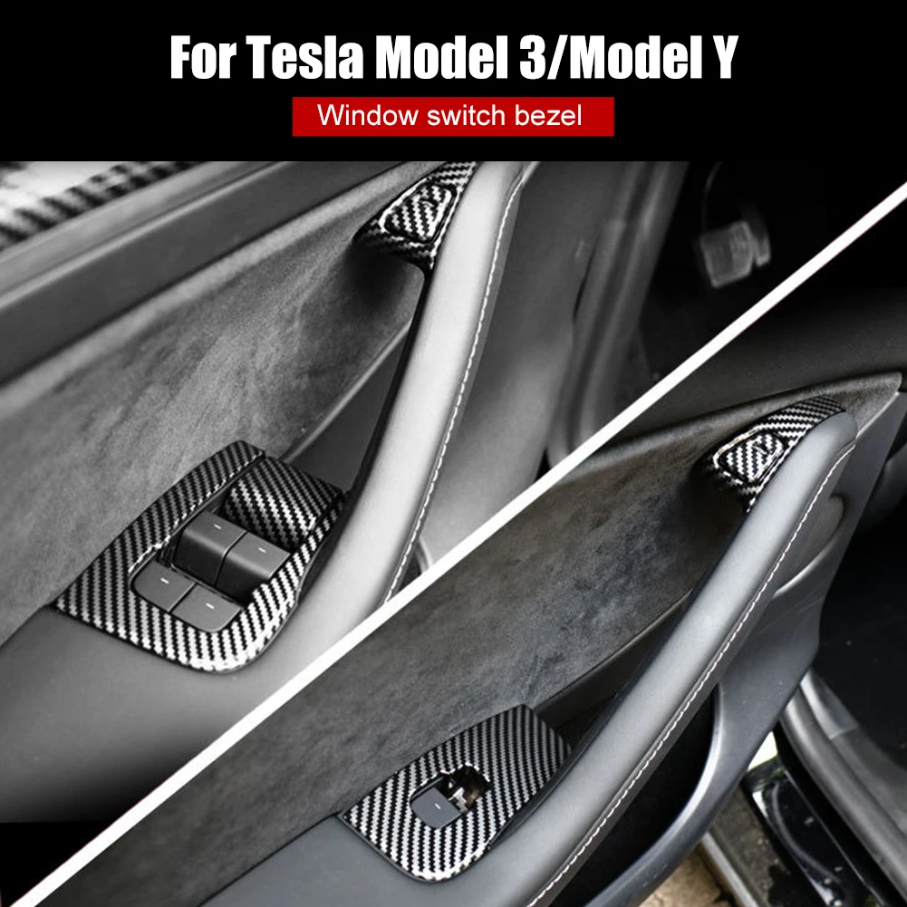 14 Pcs Door Window Lift Switch Panel Trim Bezel Self Adhesive Carbon Fiber ABS Switch Panel Cover Sticker for Tesla Model 3 Y
14 Pcs Door Window Lift Switch Panel Trim Bezel Self Adhesive Carbon Fiber ABS Switch Panel Cover Sticker for Tesla Model 3 Y
