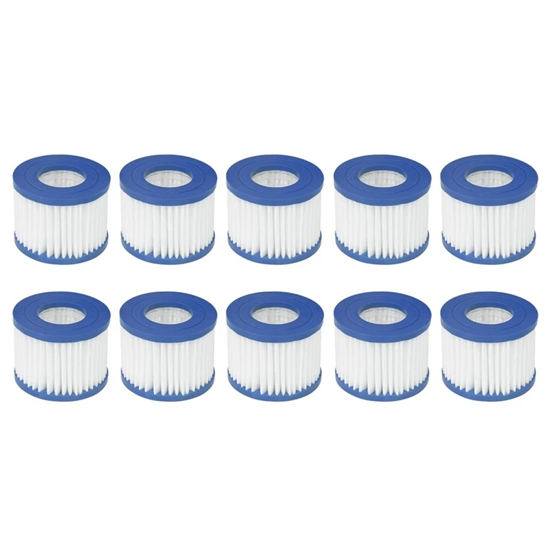 Hot Sale 10Pcs Swimming Pool Filter For Bestway Flowclear Size VI Replacement Filter Cartridge For Lay-Z-Spa Spare Parts 
Hot Sale 10Pcs Swimming Pool Filter For Bestway Flowclear Size VI Replacement Filter Cartridge For Lay-Z-Spa Spare Parts