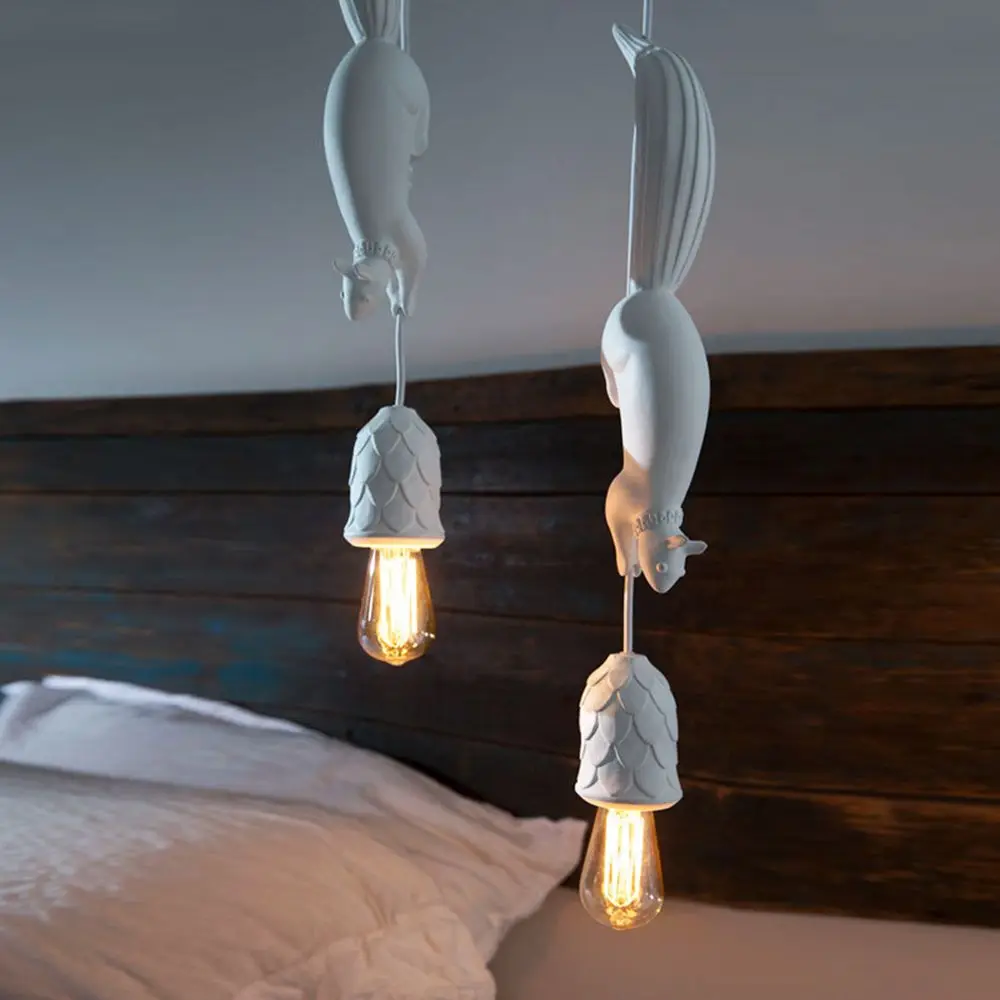 Cute Squirrel Resin Pendant Ceiling Light Fixture Kitchen Lighting Hanging Lamp DIY Indoor Lighting
Cute Squirrel Resin Pendant Ceiling Light Fixture Kitchen Lighting Hanging Lamp DIY Indoor Lighting