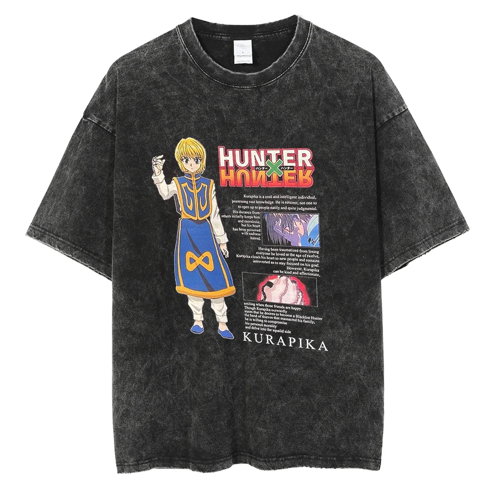 Men Vintage T Shirt Hip Hop Streetwear Tshirt Japanese Anime Hunter x Hunter Print Cotton Harajuku Summer Short Sleeve T-Shirt
Men Vintage T Shirt Hip Hop Streetwear Tshirt Japanese Anime Hunter x Hunter Print Cotton Harajuku Summer Short Sleeve T-Shirt