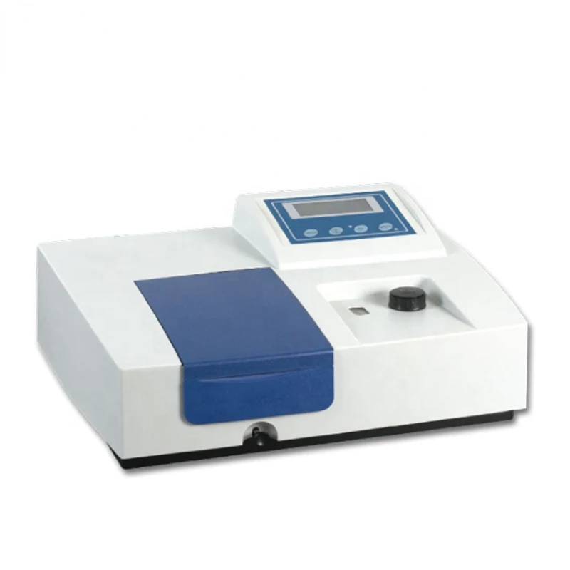 Laboratory 200-1000nm 2nm standard spectrophotometer 5-50mm cuvette visible spectrophotometer
Laboratory 200-1000nm 2nm standard spectrophotometer 5-50mm cuvette visible spectrophotometer