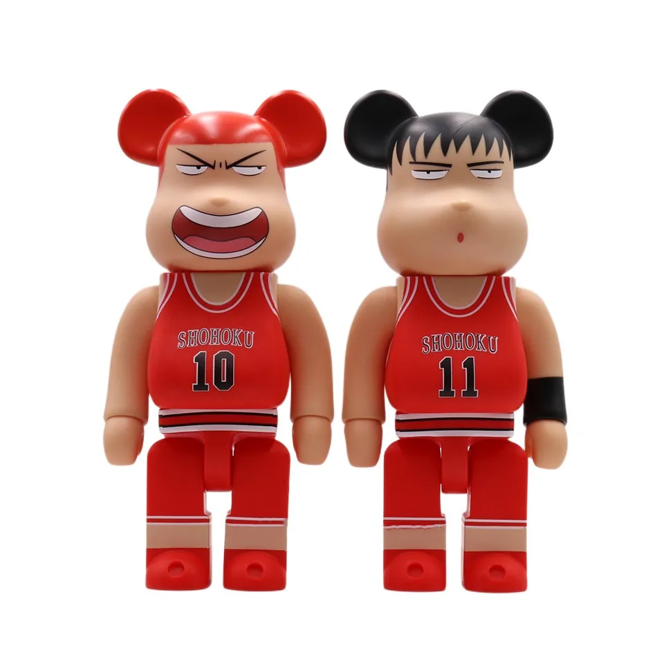 SLAM DUNK Bearbrick 400 Figure Toy Model Kawaii Hanamichi Sakuragi Kaede Rukawa Anime Action Figure Doll Decorative Ornament
SLAM DUNK Bearbrick 400 Figure Toy Model Kawaii Hanamichi Sakuragi Kaede Rukawa Anime Action Figure Doll Decorative Ornament
