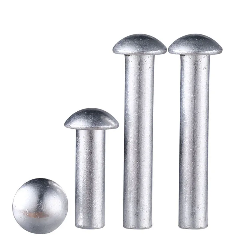 Заклепки M3 M4 M5 M6 из алюминиевого сплава с круглой головкой, 30 шт.
Заклепки M3 M4 M5 M6 из алюминиевого сплава с круглой головкой, 30 шт.