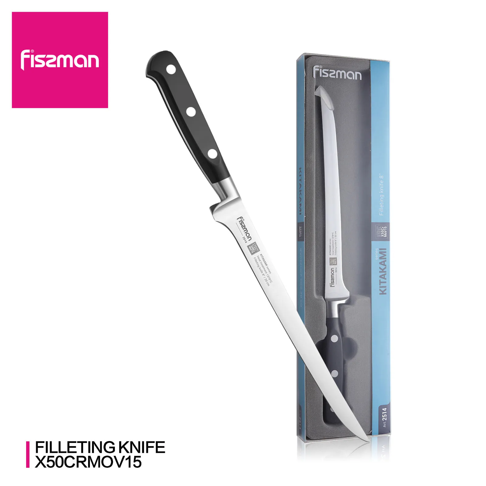 FISSMAN 8-дюймовый шеф-нож для кухни высокопроизводительный стальной Режущий инструмент для нарезки Многофункциональные ножи серия KITAKAMI
FISSMAN 8-дюймовый шеф-нож для кухни высокопроизводительный стальной Режущий инструмент для нарезки Многофункциональные ножи серия KITAKAMI