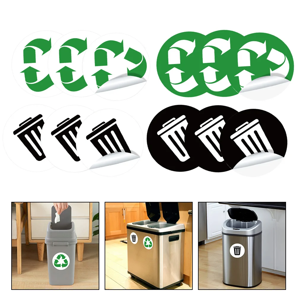 12pcs Self-adhesive Recycle Sticker Trash Can Sticker Recycling Sticker for Kitchen
12pcs Self-adhesive Recycle Sticker Trash Can Sticker Recycling Sticker for Kitchen