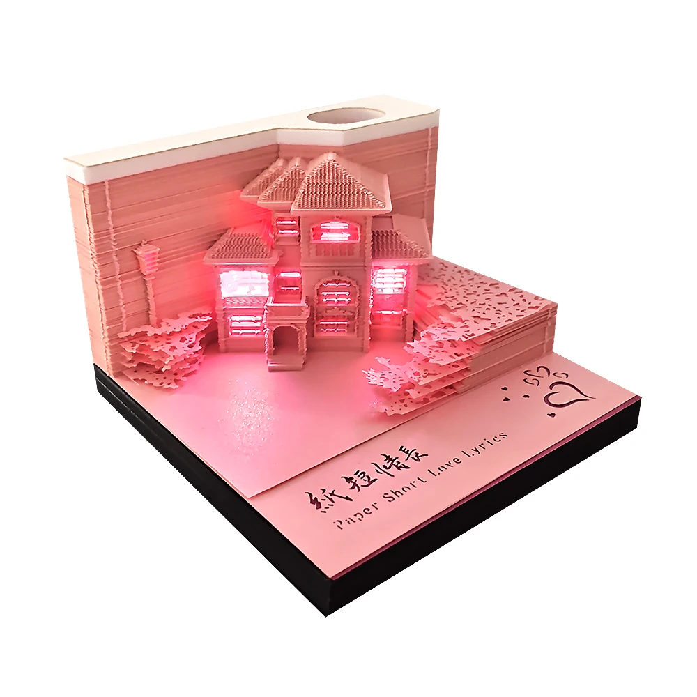 Omoshiroi Block 155Sheets 3D Notepads Custom Non Sticky Memo Cube Pad Led Lamp Valentines Day Wedding Gifts For Guests Giveaways
Omoshiroi Block 155Sheets 3D Notepads Custom Non Sticky Memo Cube Pad Led Lamp Valentines Day Wedding Gifts For Guests Giveaways