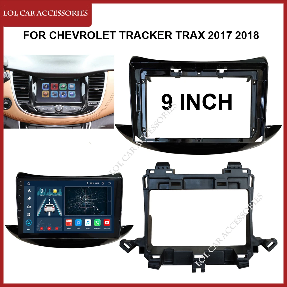 Car Radio Fascia For Chevrolet Tracker Trax 2017 2018 9 Inch Android Stereo Frame MP5 Player 2 Din Head Unit Panel Casing Cover
Car Radio Fascia For Chevrolet Tracker Trax 2017 2018 9 Inch Android Stereo Frame MP5 Player 2 Din Head Unit Panel Casing Cover
