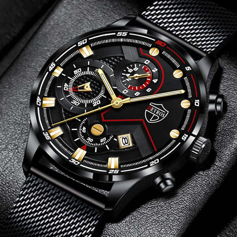 reloj hombre Fashion Mens Watches Stainless Steel Mesh Belt Calendar Date Quartz Watch Men Business Luminous Clock часы мужские
reloj hombre Fashion Mens Watches Stainless Steel Mesh Belt Calendar Date Quartz Watch Men Business Luminous Clock часы мужские