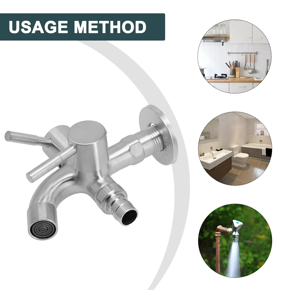 Double Handle Faucet Washing Machine Faucet Basin Faucet Multi Functional Bidet Balcony Corrosion Resistance Rust Prevention
Double Handle Faucet Washing Machine Faucet Basin Faucet Multi Functional Bidet Balcony Corrosion Resistance Rust Prevention