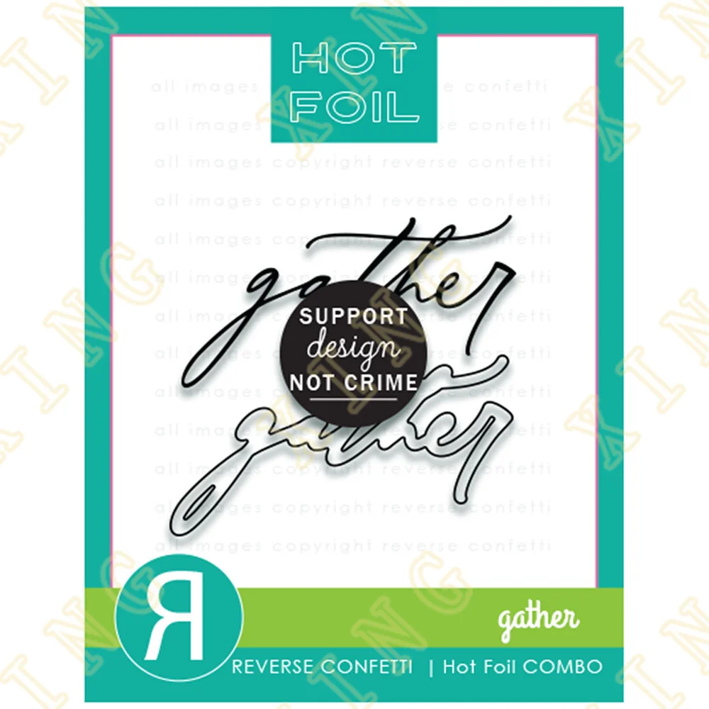 Gather New Metal Cutting Dies Hot Foil Plate Scrapbook Diary Decoration Stencil Embossing Template Diy Greeting Card Handmade
Gather New Metal Cutting Dies Hot Foil Plate Scrapbook Diary Decoration Stencil Embossing Template Diy Greeting Card Handmade