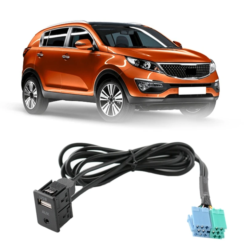 Удлинитель автомобильного радио AUX USB кабель проводка панель USB AUX переключатель для Hyundai Kia Sportage Akihabara
Удлинитель автомобильного радио AUX USB кабель проводка панель USB AUX переключатель для Hyundai Kia Sportage Akihabara