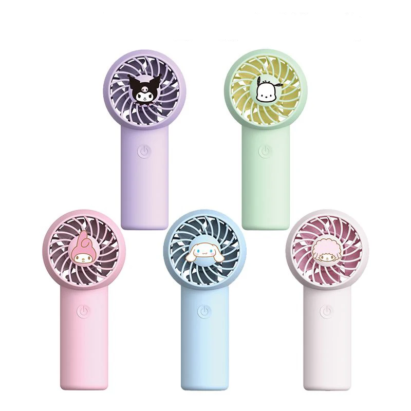 Sanrio Kawaii Anime Miniso Kuromi Girly Heart Cute Cartoon My Melody Cinnamoroll Pochacco USB Charging Fan Toys for Girls
Sanrio Kawaii Anime Miniso Kuromi Girly Heart Cute Cartoon My Melody Cinnamoroll Pochacco USB Charging Fan Toys for Girls