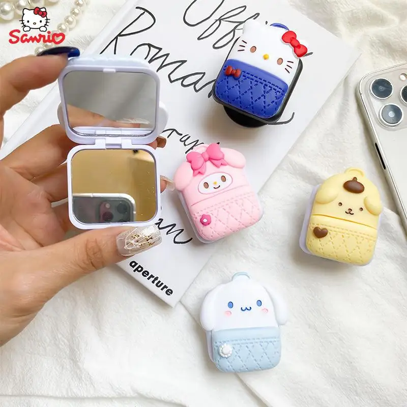 Sanrio Hello Kitty Kuromi Cinnamoroll Cartoon Phone Airbag Bracket Can Be Folded Flip Mirror Makeup Mirror Desktop Support Frame 
Sanrio Hello Kitty Kuromi Cinnamoroll Cartoon Phone Airbag Bracket Can Be Folded Flip Mirror Makeup Mirror Desktop Support Frame